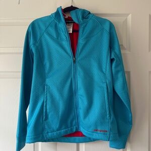 Patagonia Turquoise and Red Jacket